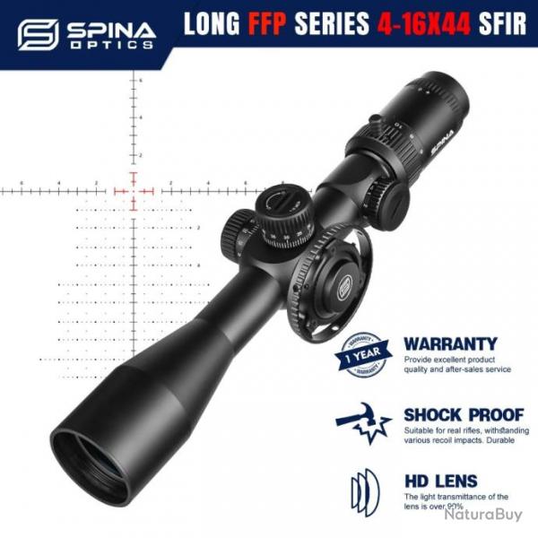 SPINA OPTICS HD4-16x44SFIR -only SFP scope paiement 3 ou 4 fois LIVRAISON GRATUITE