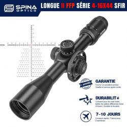 LONGUE II FFP SERIE HD 4-16x44SFIR -ONLY FFP paiement 3 ou 4 fois LIVRAISON GRATUITE