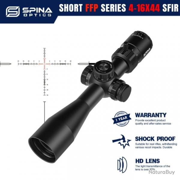 SHORT FFP SERIE HD 4-16x44SFIR-11mm high