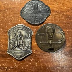 Lot de 3 insignes de journées allemande ww2