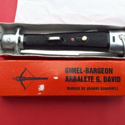 Grand Couteau Automatique Bargeon-Gimel N° 864 Lame 11 cm avec sa Boite