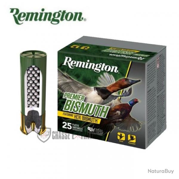 25 Munitions REMINGTON Premier Bismuth Cal 12/70 35Gr PB 2