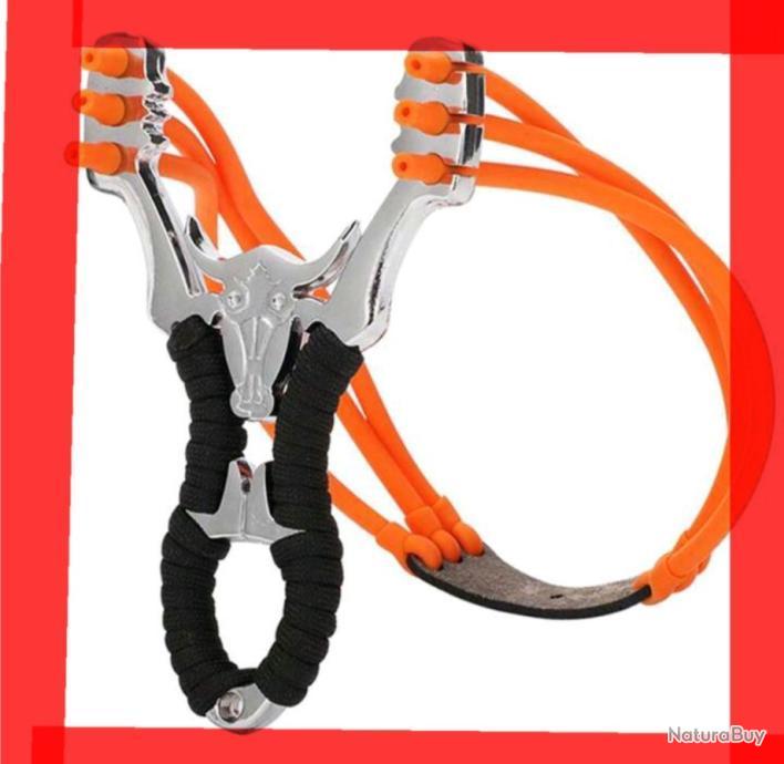 Lot De 2 élastiques Latex Haute Performance Pour Lance-pierres - 35cm, Jaune, Réglable - Chasse, Cible