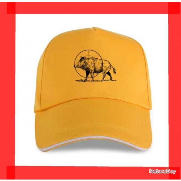 Casquette Sanglier Jaune