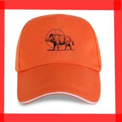 Casquette Sanglier Orange