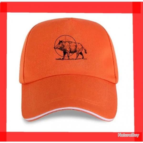 Casquette Sanglier Orange