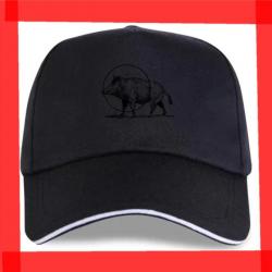 Casquette Sanglier Noir