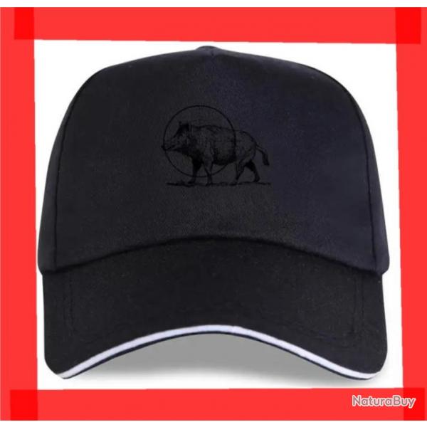 Casquette Sanglier Noir