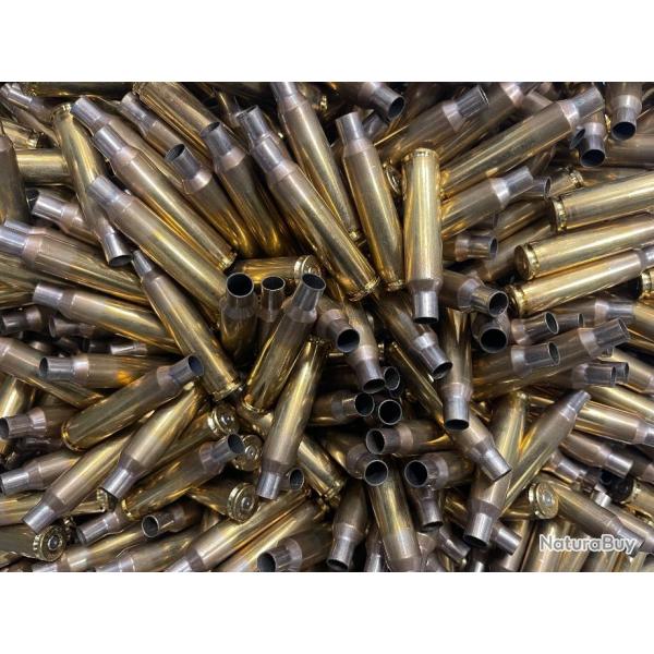 Lot de 100 tuis douille Match LAPUA calibre 6,5x55 SE - Tirs 1 fois - Mauser Sudois