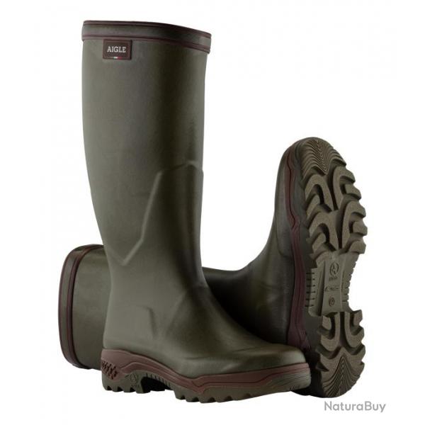 Bottes caoutchouc Parcours II kaki - Aigle 39 Kaki-Olive