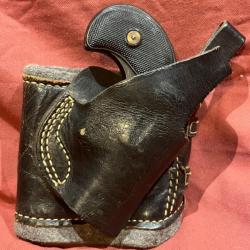 Rare Holster de cheville d époque de marque Legace hankle Holster  patented 19/19/10 western