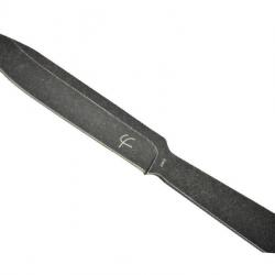 BEL1470 COUTEAU DE LANCER FRED PERRIN "LE LANCER KNIFE" TOUT ACIER BLACKWASH LAME 14.5CM + ETUI NEUF