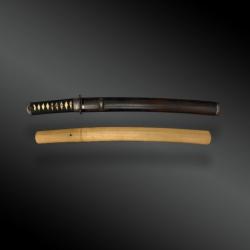 Sabre Japonais, Tanto, En Shirasaya Avec Koshirae Japon. Période Edo (1603-1868)