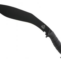 BEL1471 MACHETTE PUMA TEC KUKRI LAME NOIRE 31CM ACIER MANCHE GOMME + ETUI NEUF