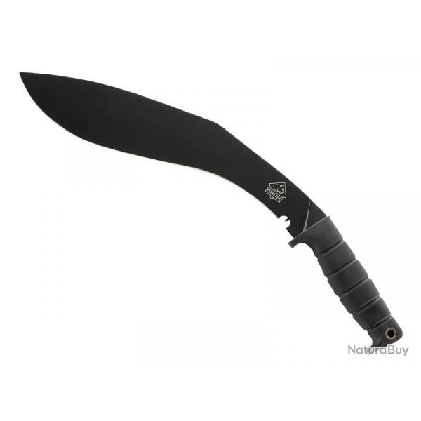 BEL1471 MACHETTE PUMA TEC KUKRI LAME NOIRE 31CM ACIER MANCHE GOMME + ETUI NEUF