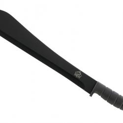 BEL1472 MACHETTE PUMA TEC LAME NOIRE 36CM ACIER MANCHE GOMME + ETUI NEUF