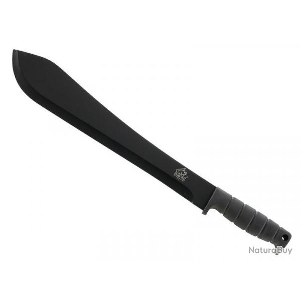 BEL1472 MACHETTE PUMA TEC LAME NOIRE 36CM ACIER MANCHE GOMME + ETUI NEUF