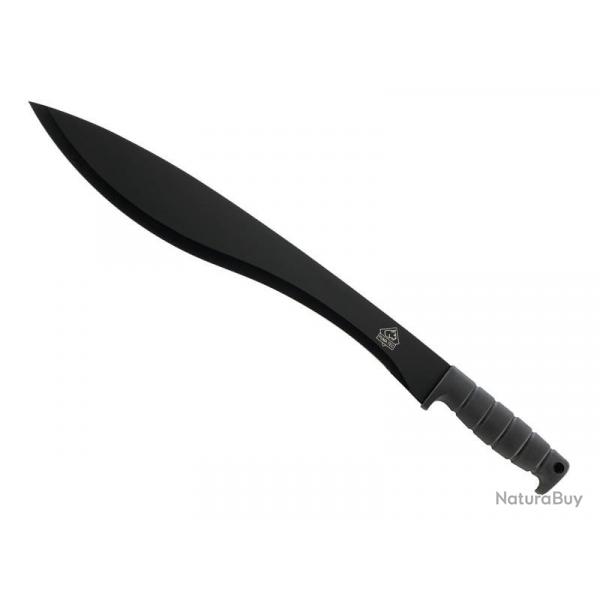 BEL1473 MACHETTE PUMA TEC LAME NOIRE 42CM ACIER MANCHE GOMME + ETUI NEUF