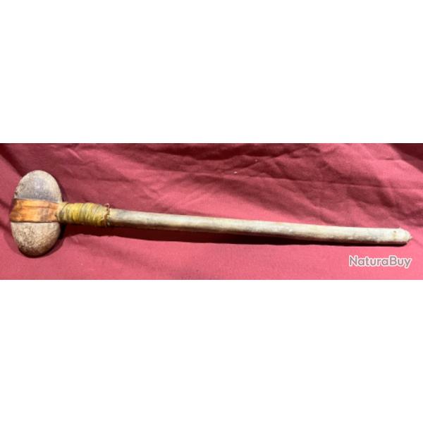 Casse tte indien des plaines tte en pierre objet de collection dcoration