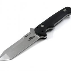 BEL1486 POIGNARD MASERIN "DICEROS" LAME TANTO 14CM STONEWASHED + ETUI+ AIGUISEUR+ FIL SURVIE... NEUF