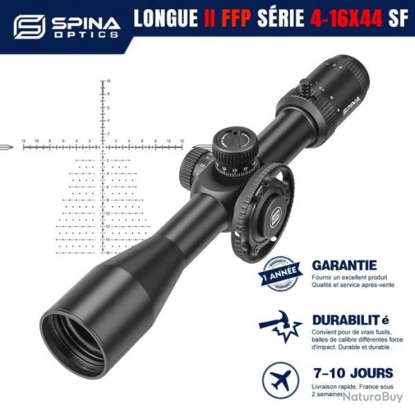 LONGUE II FPP SERIE 4-16x44 SF  with 11mm high- paiement 3 ou 4 fois LIVRAISON GRATUITE