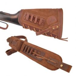 WAYNE'S DOG-Couverture de crosse de fusil en cuir -Brown Left .308 LIVRAISON GRATUITE !!