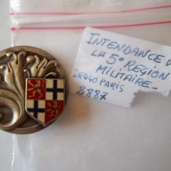 insigne collection intendance de la 5°région militaire (Drago)