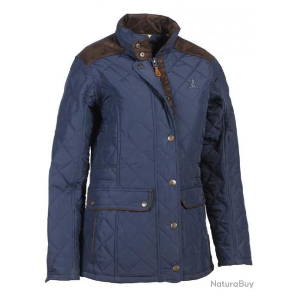 Veste matelasse Femme Percussion Edimbourg - Bleu marine - L