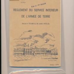 Manuel instruction  MANUEL   SERVICE INTERIEUR ARMEE DE TERRE N°2