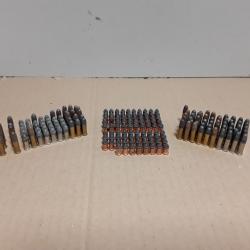 11084 LOT DE 195 BALLES DIVERSES DE CALIBRE 22LR OCCASION