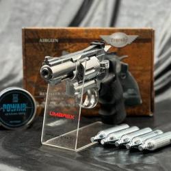 Pack Prêt A Tirer REVOLVERS LEGENDS S25 SILVER CO2 CAL 4.5 MM