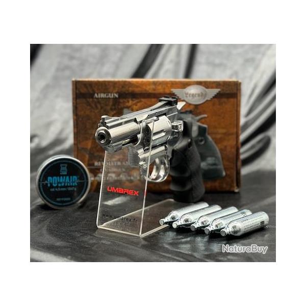 Pack Prt A Tirer REVOLVERS LEGENDS S25 SILVER CO2 CAL 4.5 MM