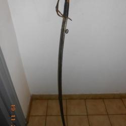 SABRE de troupe    CAVALERIE m.1822 avec son fourreau