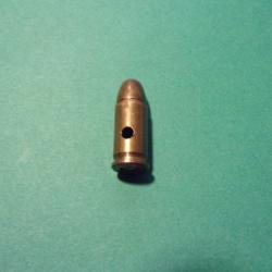 Munition 7,65 ( 32 ACP ) ( FN 7,65 ) étui laiton, balle blindée, neutralisée