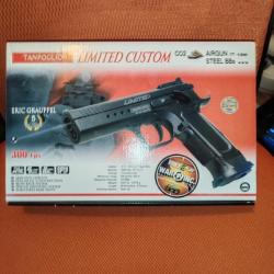 Tanfoglio limited custom, Eric Grauffel, Steel BBs, 4.5/.177 co2, 300 fps