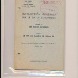 Manuel instruction NOTICE LE TIR AU CANON DE 106 Sans Recul