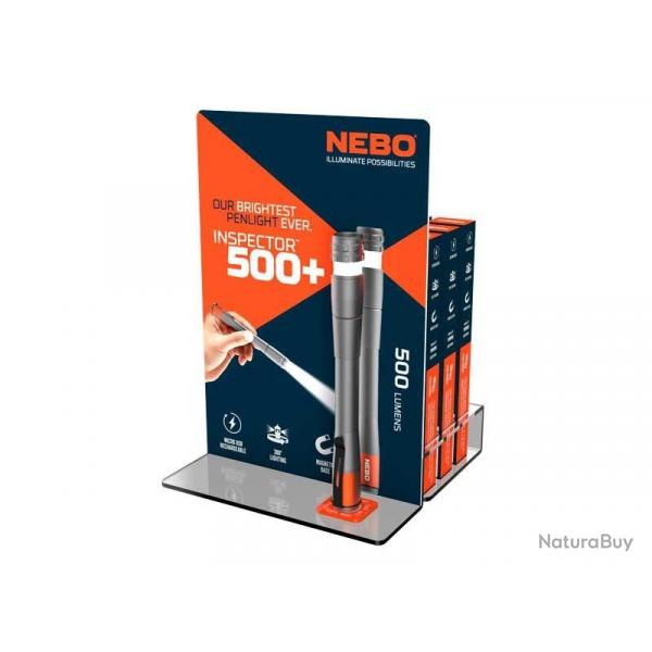 BEL1531 PRESENTOIR DE LAMPE TORCHE NEBO INSPECTOR 500+ NEUF