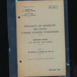 Manuel instruction NOTICE LES UNITES DE CANON DE 106 Sans Recul