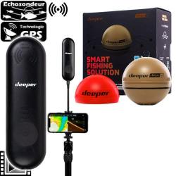 Sondeur GPS Deeper Smart Sonar CHIRP+ 2 avec Amplificateur