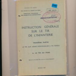 Manuel instruction NOTICE LE TIR  AU ¨FUSIL