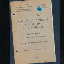 Manuel instruction NOTICE LE LANCER  DES GRENADES A MAIN