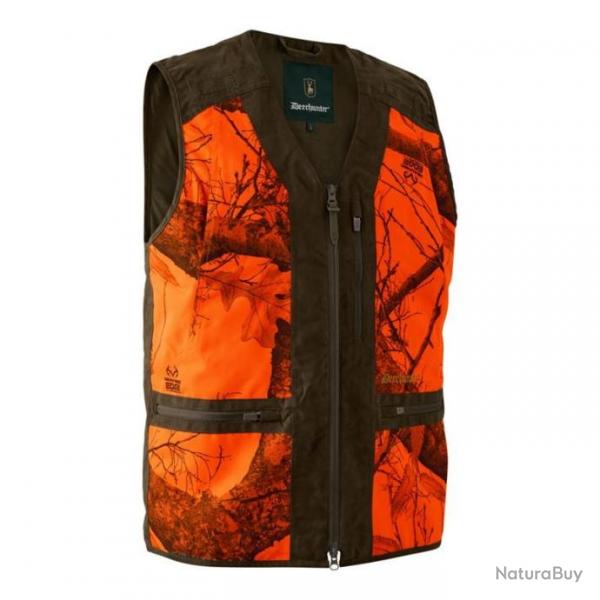 GILET DEERHUNTER EAGLE 83 REALTREE EDGE  SAFETY ORANGE TAILLE S M L XL 2XL 3XL 4XL