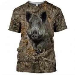 Tee-shirt chasse sanglier au choix ! taille s à 2xl