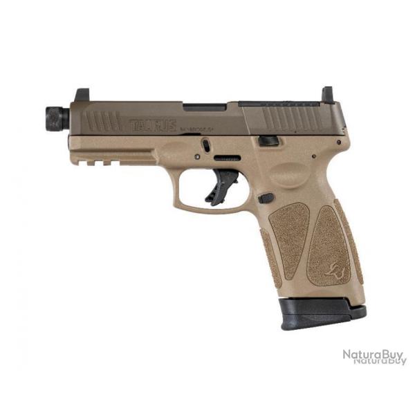 DESTOCKAGE - NEUF - TAURUS - PISTOLET - CAT B - 9MM - G3 TACTICAL FDE - FILETE - 17 CPS - TA00075