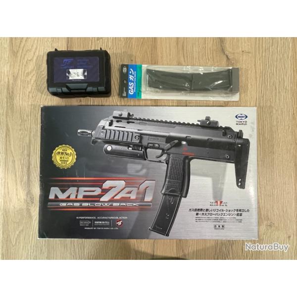 Tokyo Marui MP7A1 Airsoft GBBR + Chargeur supplmentaire + Red dot