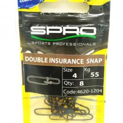 Spro agrafes double insurance snap T: 1 - 15kg -11pcs