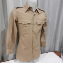 chemise militaire d'été pays chauds  chino couleur sable française