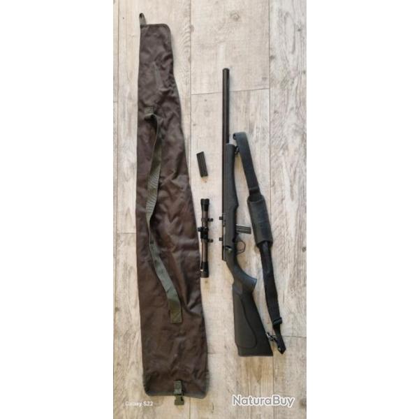 Fusil 22lr rossi silence vendu complet , trs peut servi 50 cartouches