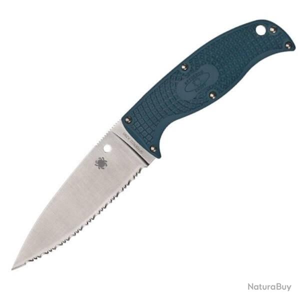 FB31SBL2K390 Couteau fixe dent Spyderco "ENUFF 2"