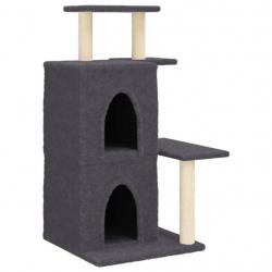 Arbre à chat meuble tour grimper jouet grattage grattoir escalade plateforme avec griffoirs en sisa